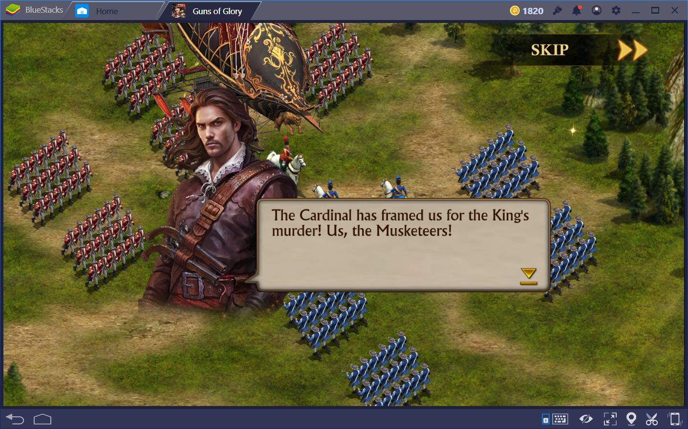 Guns of Glory on PC: Learning About The Castle and Kingdom Screens