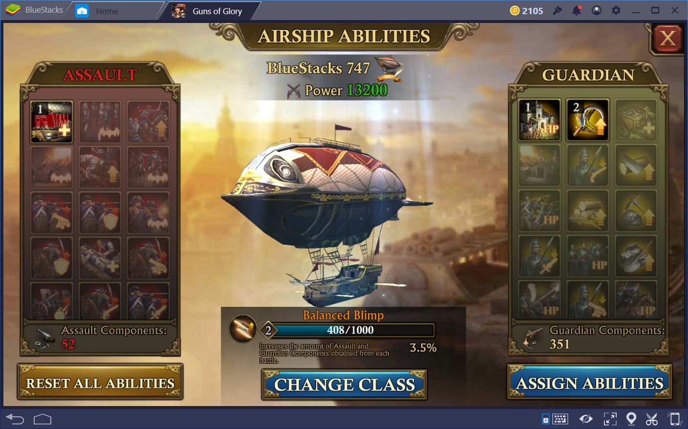 A Guide to the Airship in Guns of Glory on PC