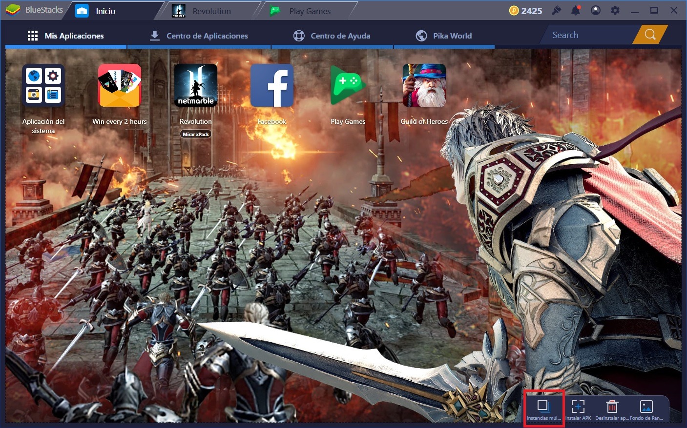 Cómo Usar la Multi-Instancia de BlueStacks a tu Favor en Lineage 2 Revolution