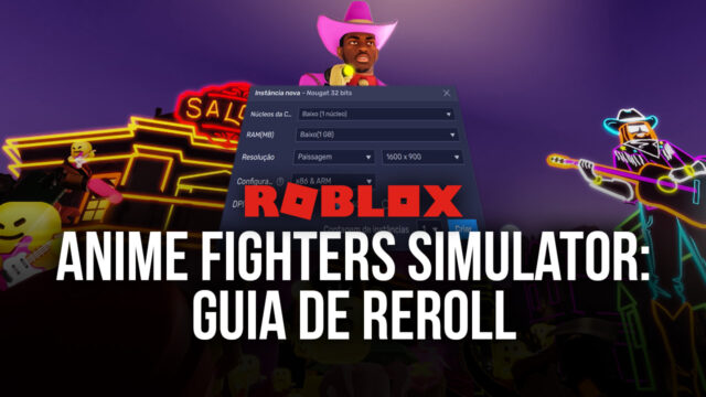 Faça Reroll em Roblox: Anime Fighters Simulator e comece o jogo