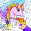 Unicorn Dress Up Coloring Book
