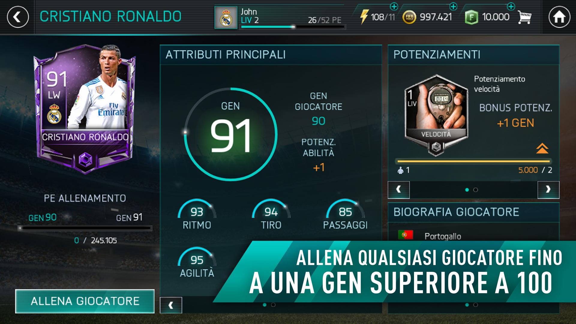 Gioca FIFA MOBILE su PC con BlueStacks Emulatore Android