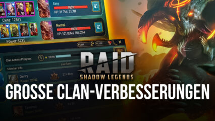 RAID: Shadow Legends – Große Clan-Verbesserungen, Änderungen der täglichen Login-Belohnung und mehr in Patch 4.50