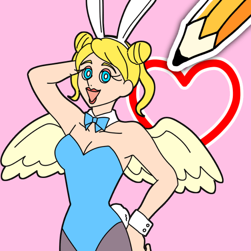 Draw Happy Angel :drawing apps