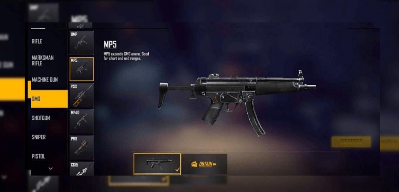 3 Senjata SMG Yang Terbaik di Free Fire MAX!