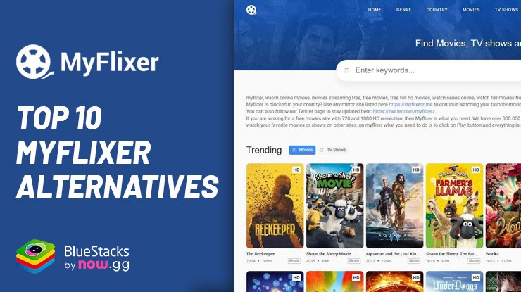 The 10 Top MyFlixer Alternatives for Free Streaming