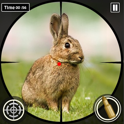 Juego de caza: tiro de conejos