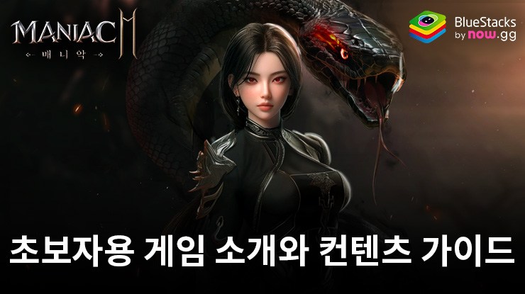 매니악M: 초보자를 위한 게임 소개와 컨텐츠 가이드