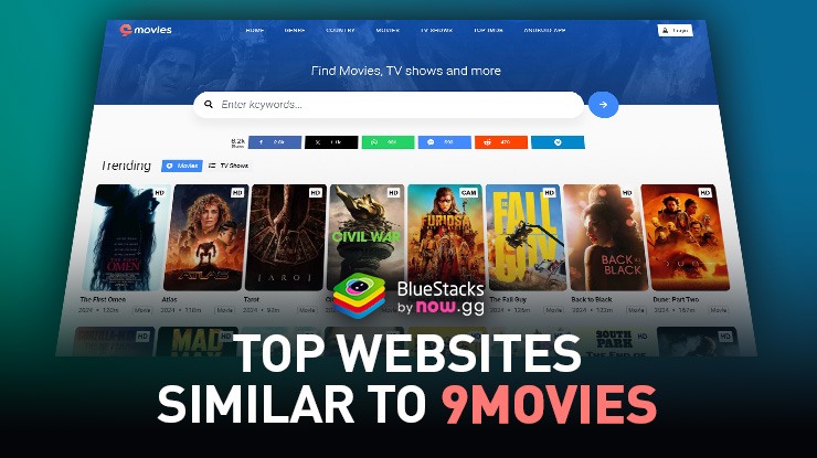 Top Similar websites like 9movies.top and alternatives