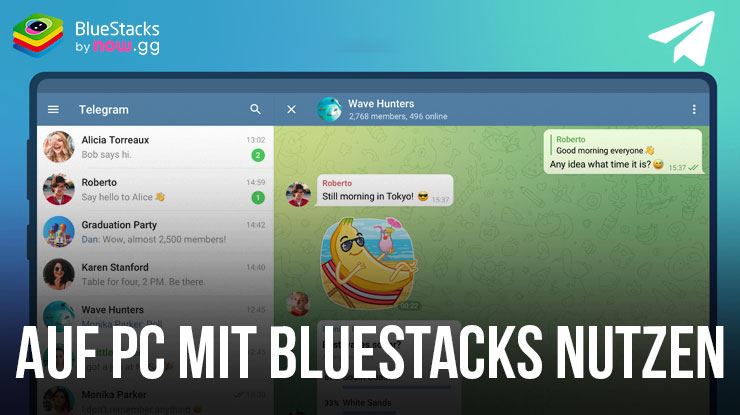 Wie man Telegram auf dem PC mit BlueStacks verwendet