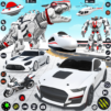 Dino Transform Robot Car Game