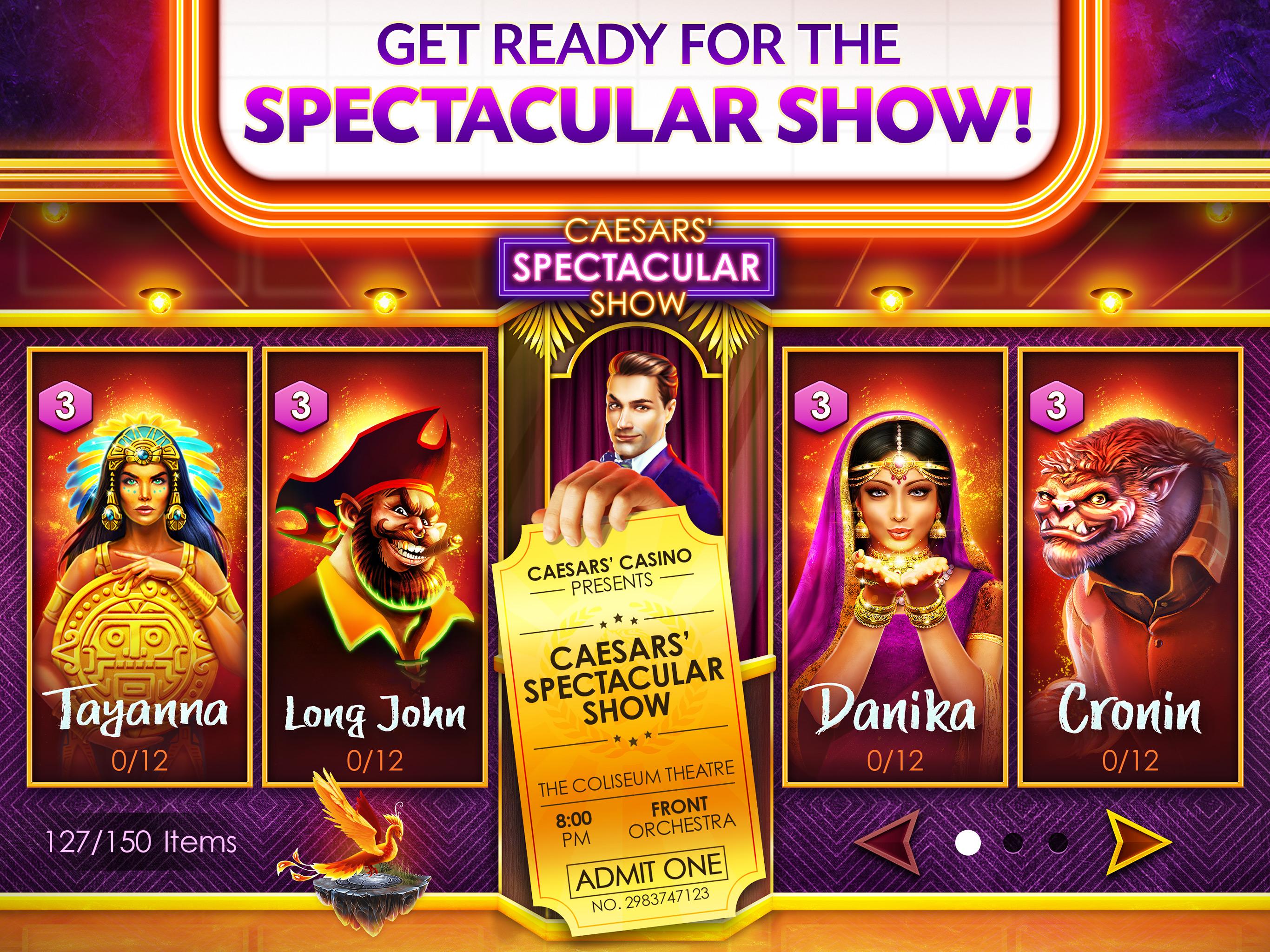 Caesars casino free slots games