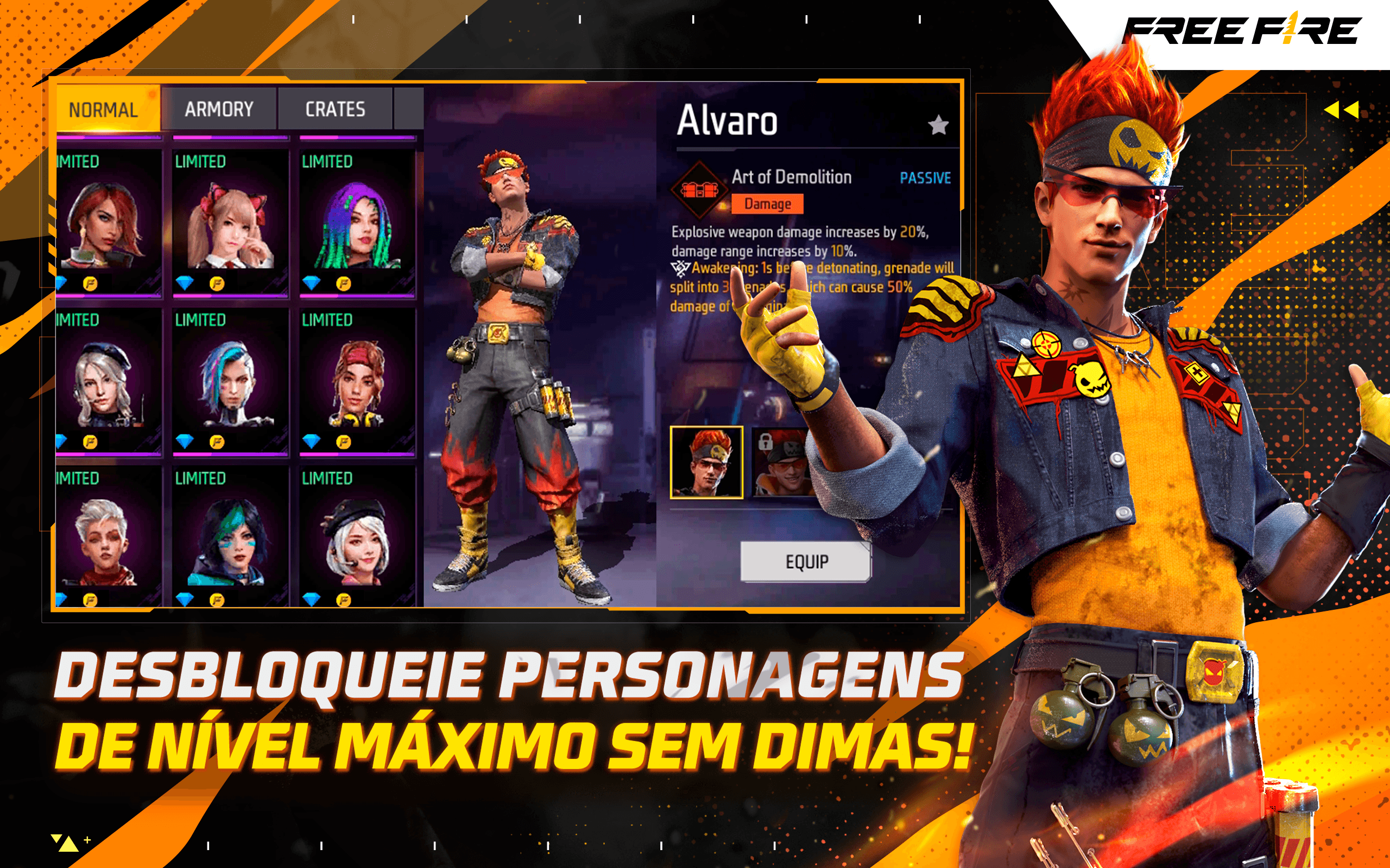 Baixe e jogue Free Fire no PC e Mac no Android 11