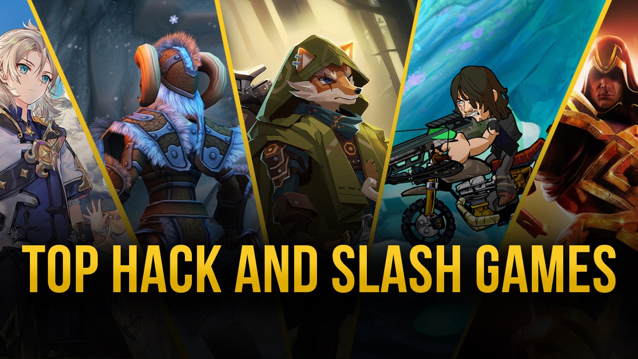 TOP 10 MELHORES JOGOS HACK-N-SLASH PARA ANDROID 2023 