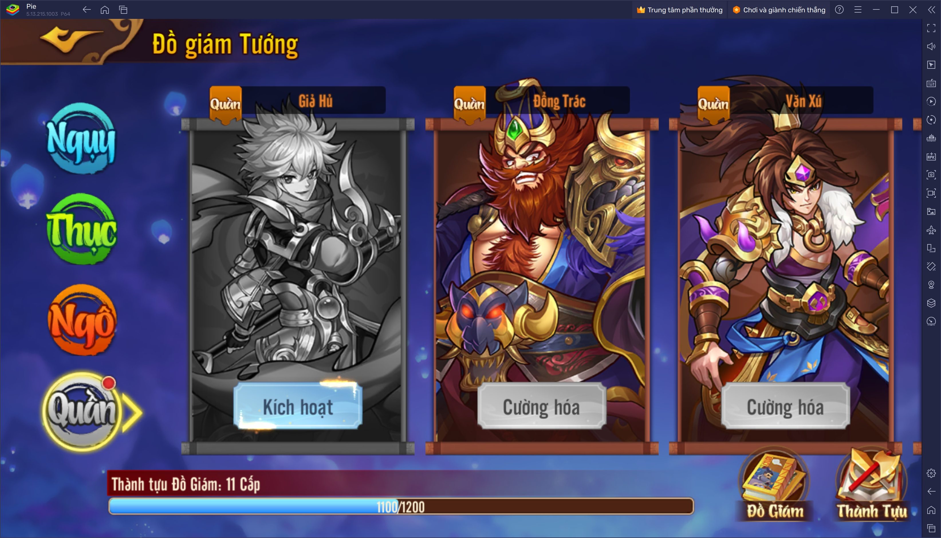 3Q Legend:Danh Tướng Truyền Kỳ - Những mẹo hay cần biết khi chơi trên PC với BlueStacks