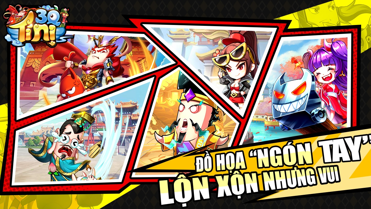 3Q Tí Nị: Game Tam Quốc tấu hề hài hước sẽ do SohaGame phát hành