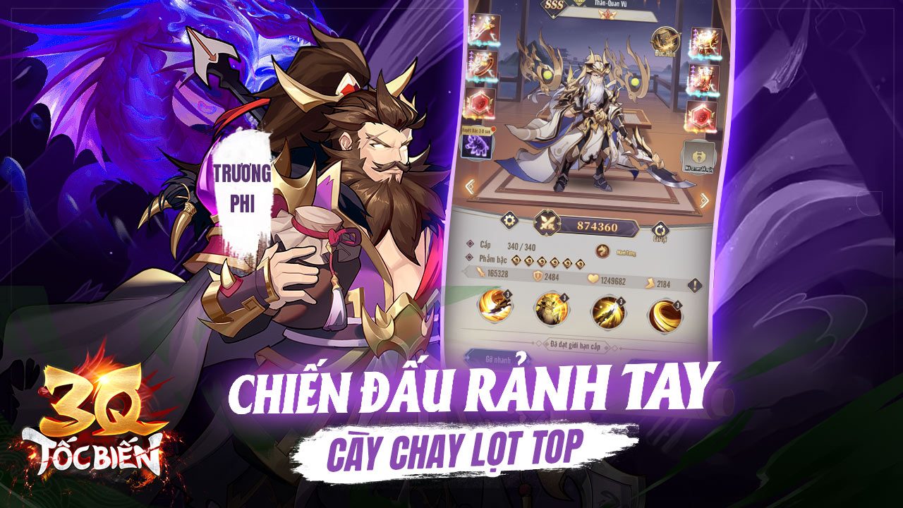 3Q Tốc Chiến: Game đấu tướng rảnh tay đồ họa anime sắp phát hành