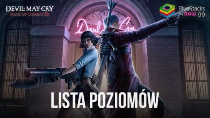 Devil May Cry: Peak of Combat – Lista poziomów dla najlepszych łowców