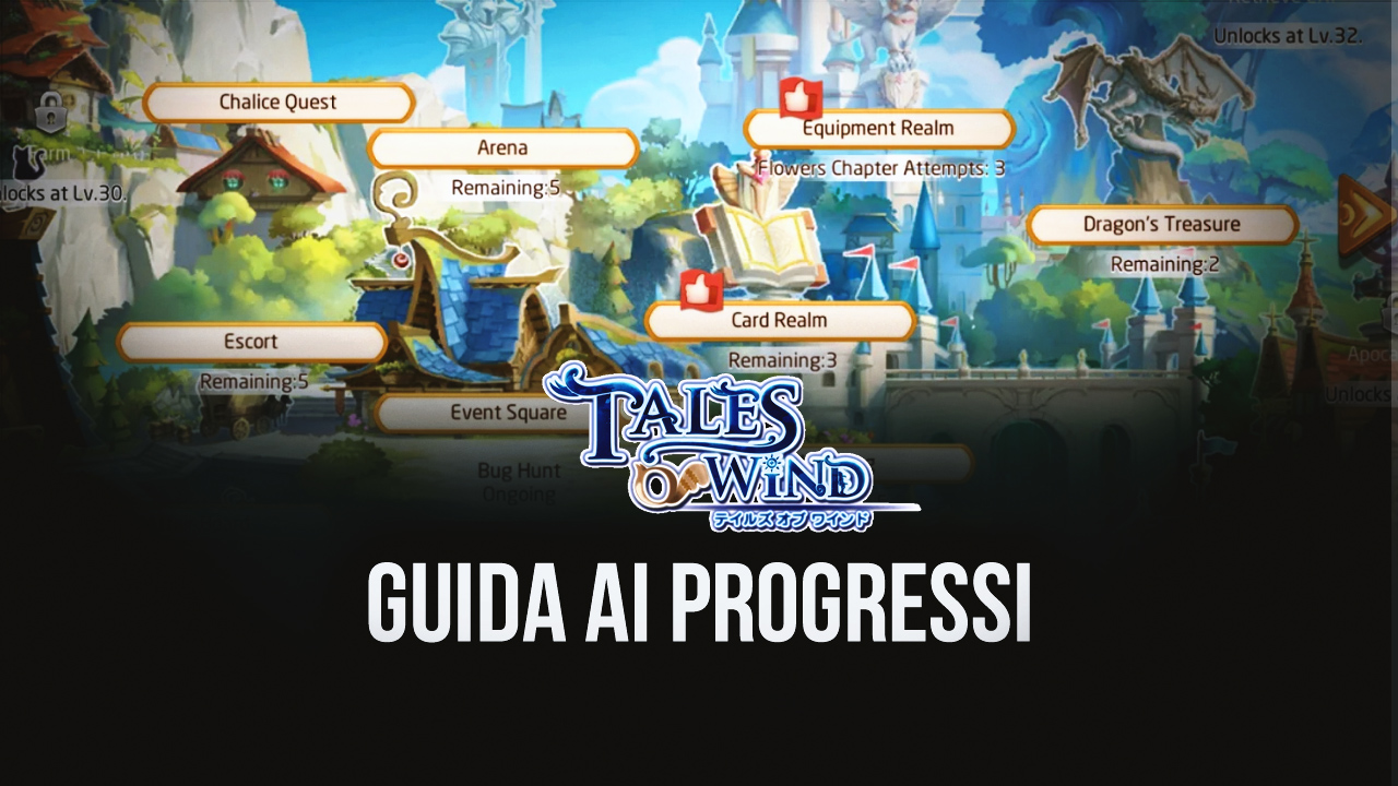 Come progredire in Tales of Wind – Le attività da svolgere ogni giorno