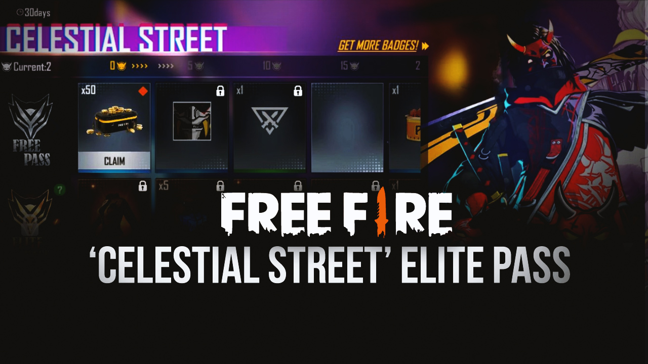 New Free Fire ‘Celestial Street’ Elite Pass – New Missions, Rewards, and Awesome Outfits