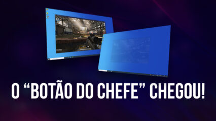 Chegou o botão do chefe: Pressione Ctrl + Shift + X para esconder o BlueStacks 5 e manter a sua moral no escritório