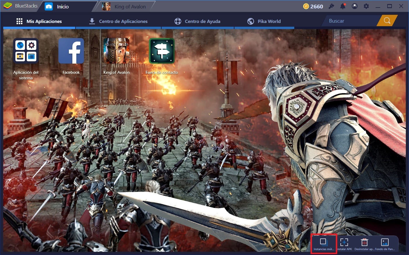 Usando la Multi-Instancia de BlueStacks para Aumentar tu Producción en King of Avalon