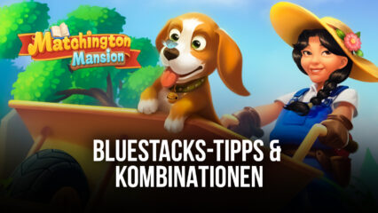 Kombiniere Kissen und sprenge Bretter in Matchington Mansion mit BlueStacks