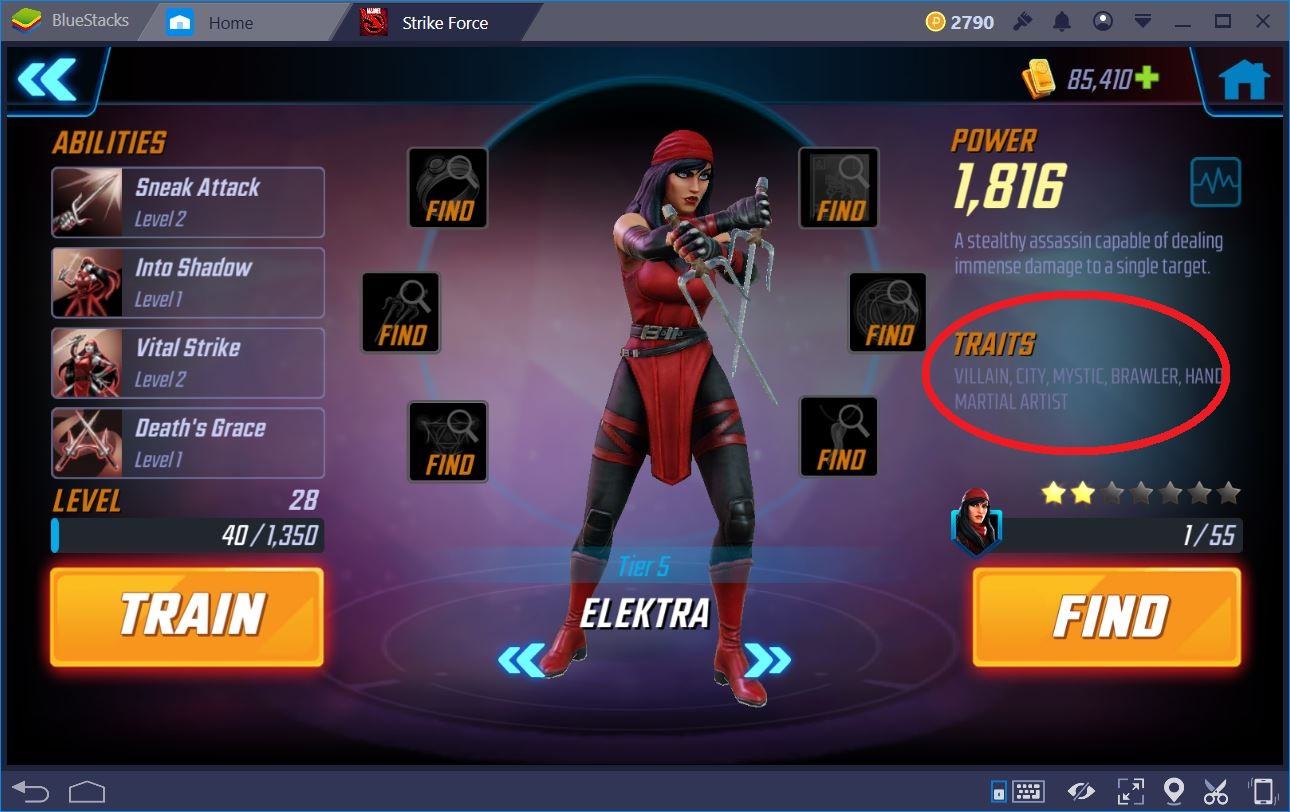 MARVEL Strike Force: Guida ai Personaggi