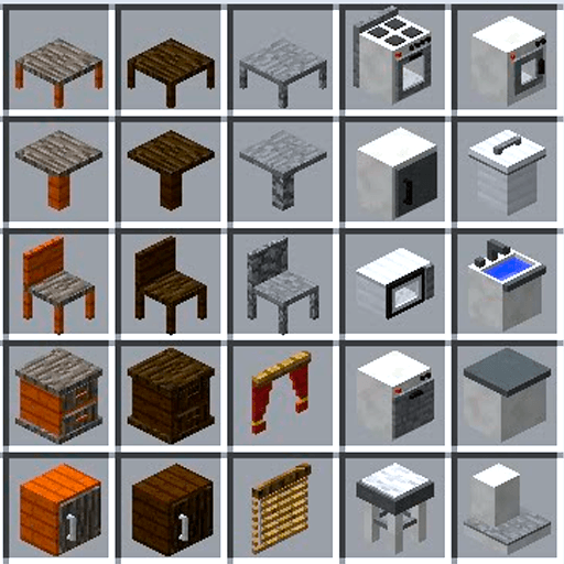 マインクラフトの家具Mod 2025