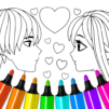 Livro Valentim para colorir