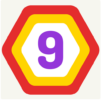 UP 9 – Hexa Puzzle! Merge Numbers to get 9