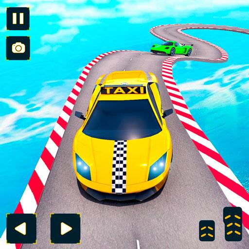 Taxi Car Stunts Games 3D: GT Racing Car Stunt