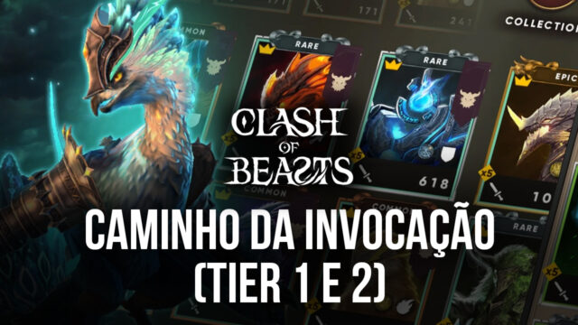Trilha mais rápida para desbloquear as feras épicas do Tier 1 e 2 de Clash of Beasts: Tower Defense (f2p)
