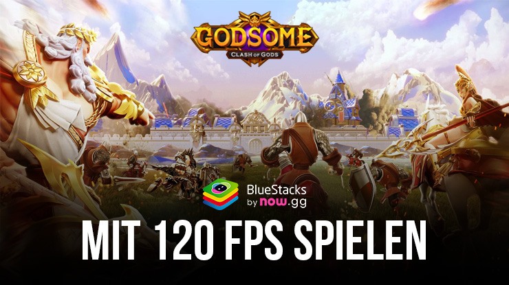 Erlebe dein Spielerlebnis mit GODSOME: Gods Will Clash mit 120 FPS auf BlueStacks