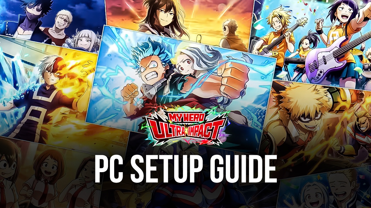 Como Instalar My Hero Academia: The Strongest Hero no PC com BlueStacks