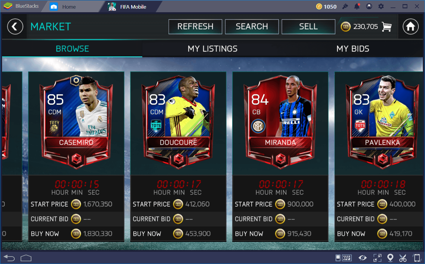 FIFA Mobile Players