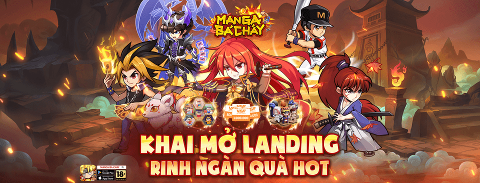 Chiêu mộ hàng loạt nhân vật anime và manga nổi tiếng trong Manga Bá Cháy trên PC với BlueStacks