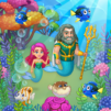 Aquarium Farm: fish town, Mermaid love story shark