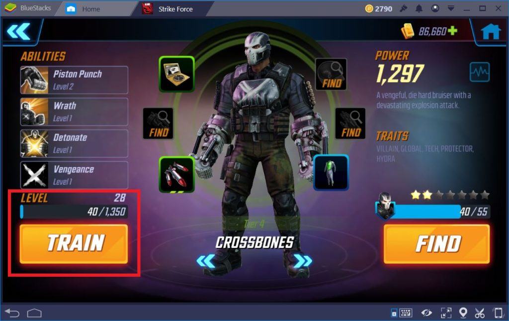 MARVEL Strike Force: Guida al Level Up | BlueStacks