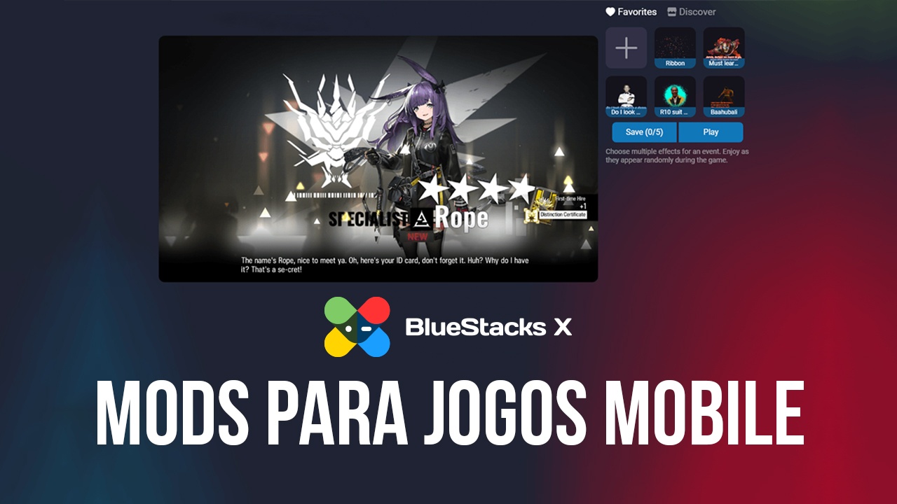 Mods para Jogos Mobile no BlueStacks X - Como fazer Mods para seus