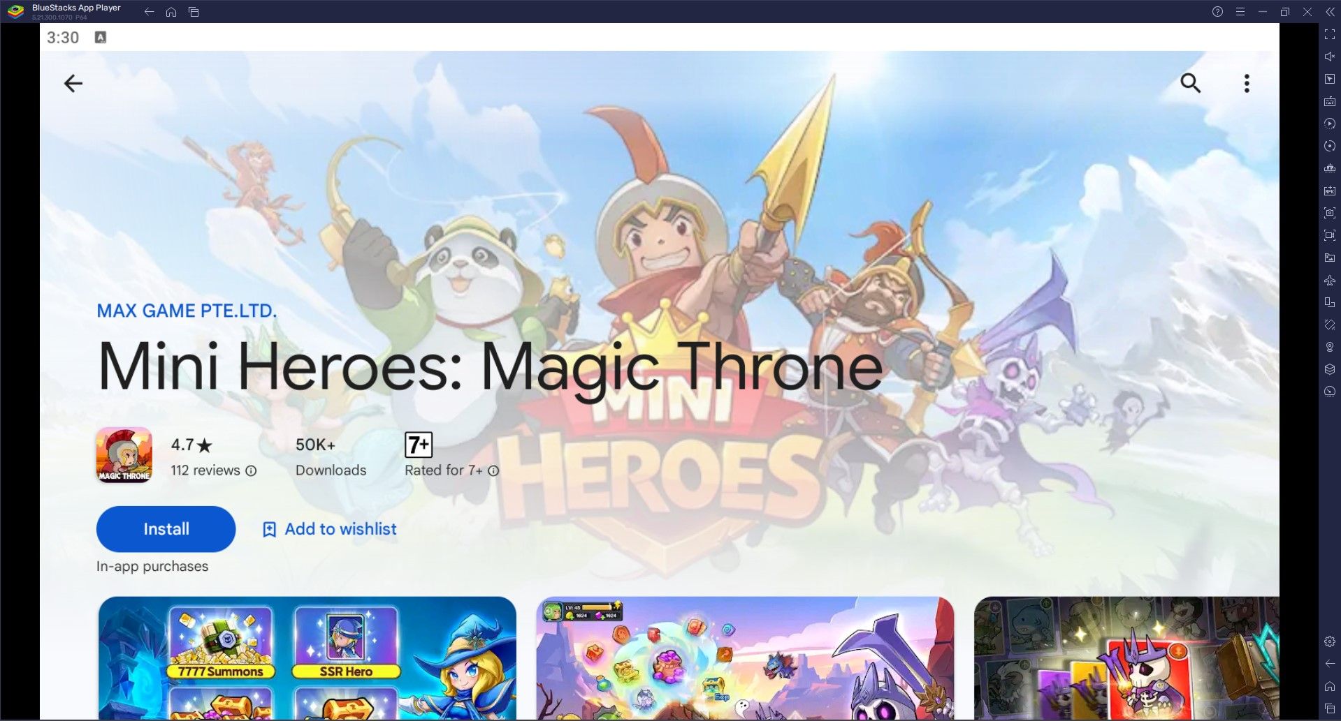 How to Play Mini Heroes: Magic Throne on PC with BlueStacks