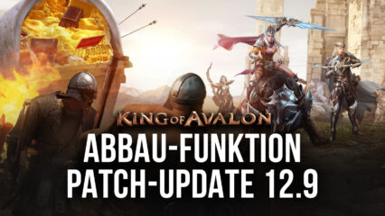 Die Abbau-Funktion kommt mit Patch-Update 12.9 zu King of Avalon