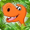 Kids puzzle for preschool education - Dinosaur