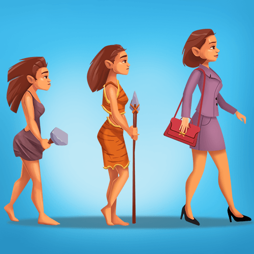 Human Evolution Run 3D