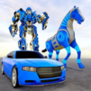 Police Horse Robot Transformation Games Robot Wars
