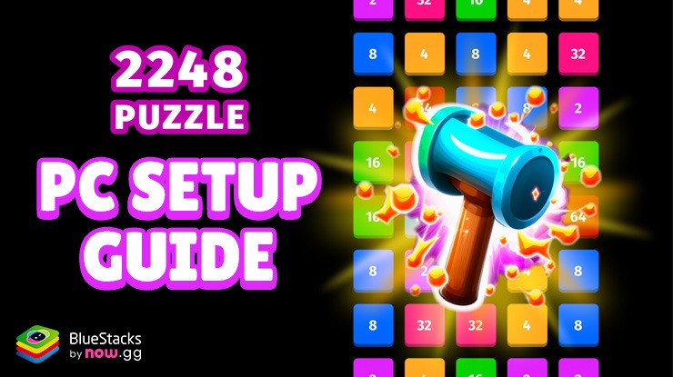 How to Play 2248: Number Puzzle 2048 on PC with BlueStacks