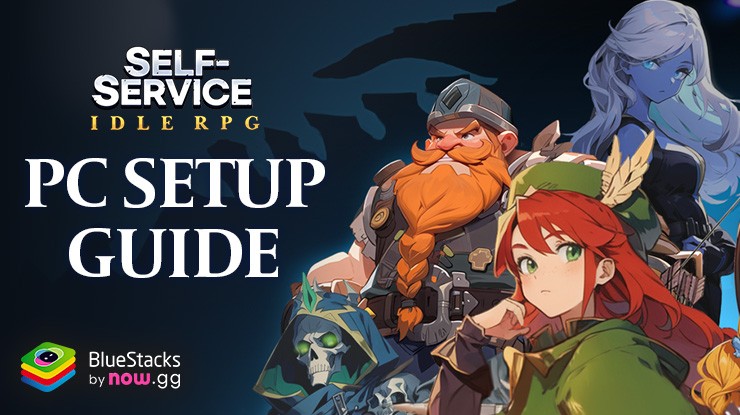 How to Play Self-Service Knight : idle RPG on PC with BlueStacks