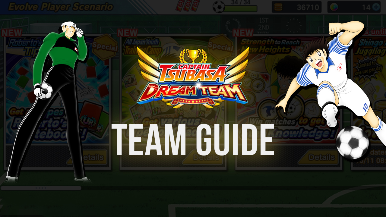 Improving Your Team in Captain Tsubasa: Dream Team on PC