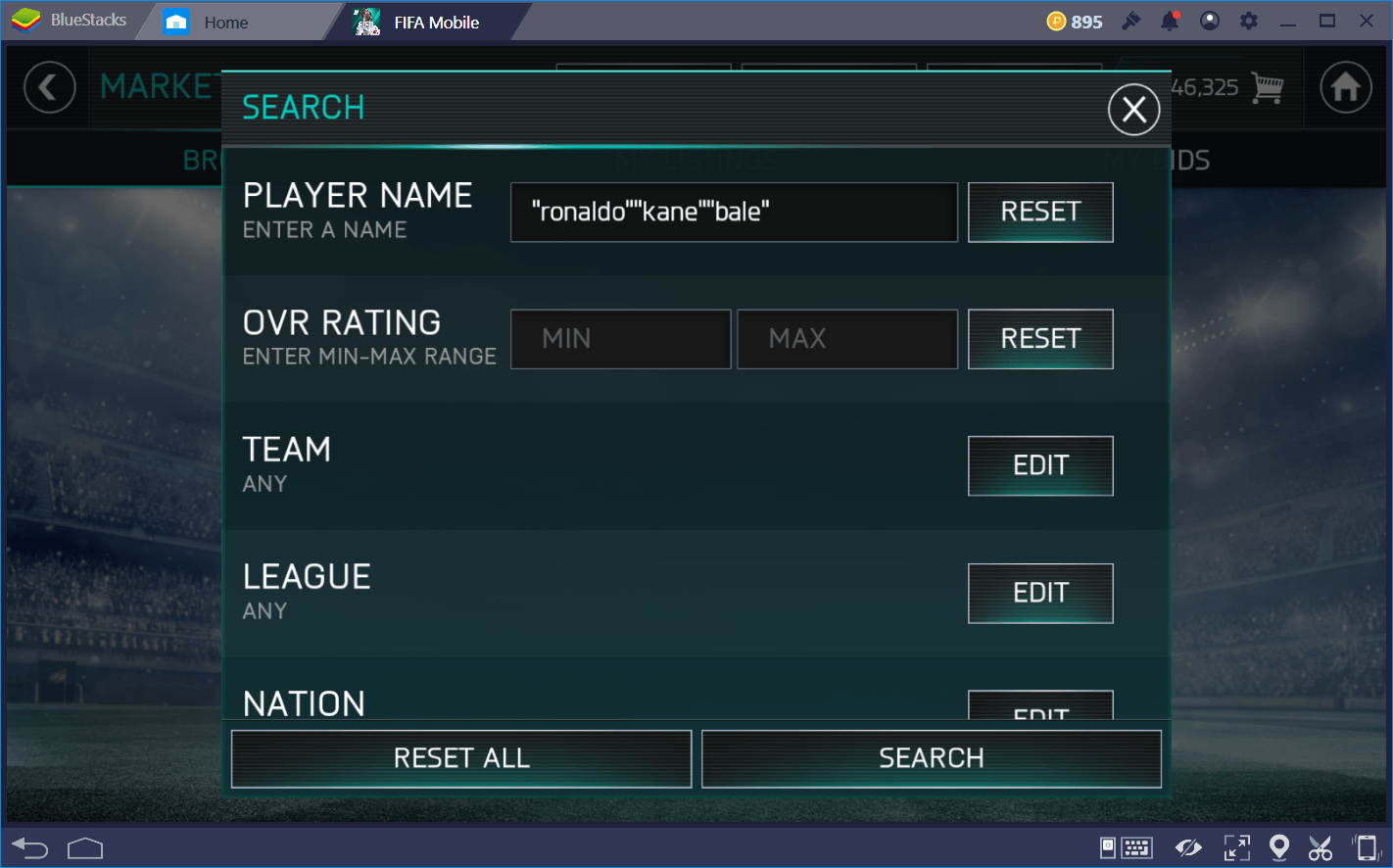 Team ovr calculator fc mobile