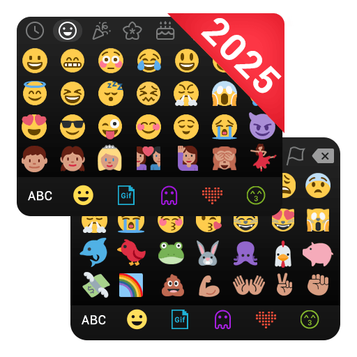 Clavier Emoji – GIF, Fonts